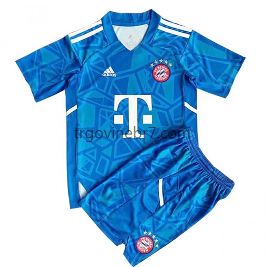 Golmanski Dres - Dres FC Bayern München Četvrti 2022-2023 Kratkih Rukava - Dječji