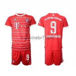 Dres FC Bayern München Lewandowski 9 Domaći 2022-2023 Kratkih Rukava - Dječji Dres FC Bayern München Lewandowski 9 Domaći 2022-2023 Kratkih Rukava - Dječji