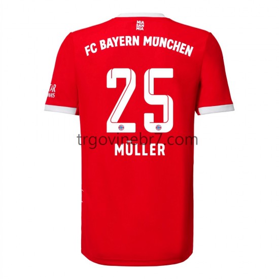 Dres FC Bayern München Muller 25 Domaći 2022-2023 Kratkih Rukava - Muški