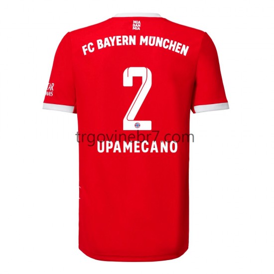 Dres FC Bayern München Upamecano 2 Domaći 2022-2023 Kratkih Rukava - Muški