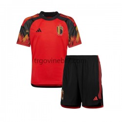 Dres Belgija Domaći World Cup 2022 Kratkih Rukava - Dječji Dres Belgija Domaći World Cup 2022 Kratkih Rukava - Dječji