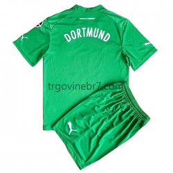 Golmanski Dres - Dres Borussia Dortmund Gostujući 2022-2023 Kratkih Rukava - Dječji