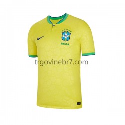 Dres Brazil Domaći World Cup 2022 Kratkih Rukava - Muški