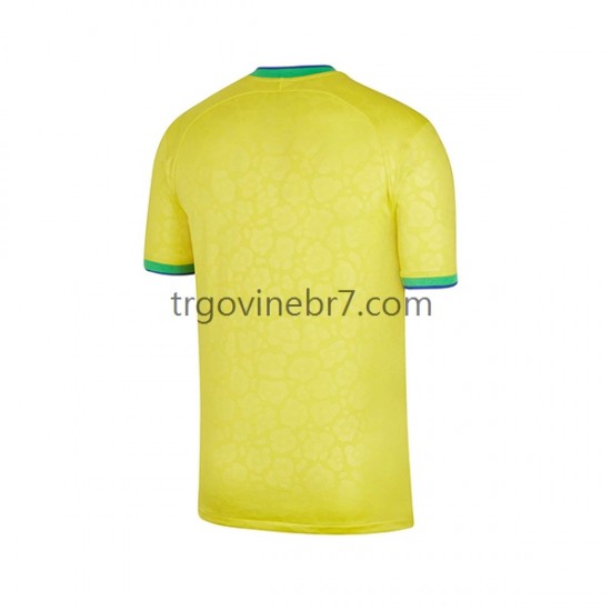 Dres Brazil Domaći World Cup 2022 Kratkih Rukava - Muški