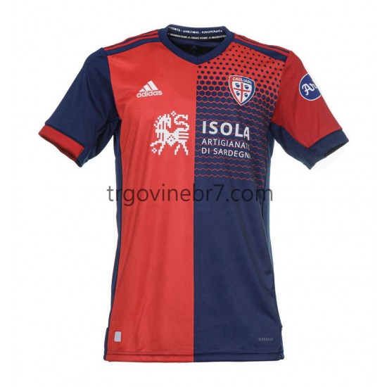 Dres Cagliari Domaći 2021-2022 Kratkih Rukava - Muški