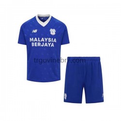 Dres Cardiff City Domaći 2022-2023 Kratkih Rukava - Dječji Dres Cardiff City Domaći 2022-2023 Kratkih Rukava - Dječji