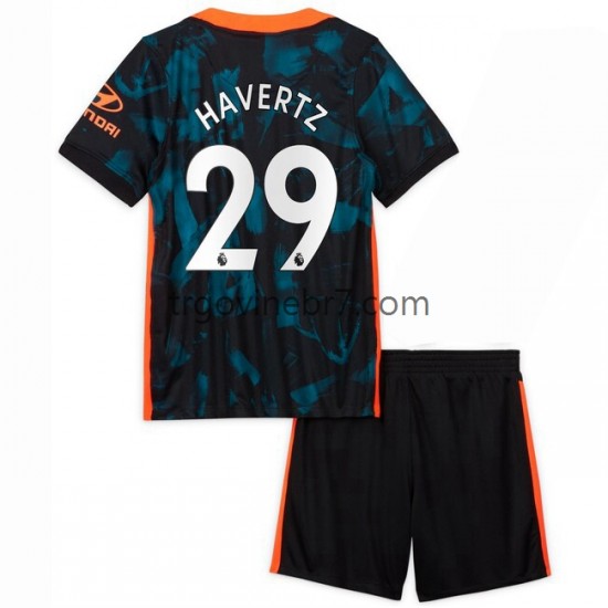 Dres Chelsea Kai Havertz 29 Treći 2021-2022 Kratkih Rukava - Dječji