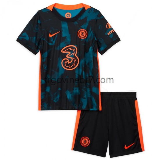 Dres Chelsea Treći 2021-2022 Kratkih Rukava - Dječji