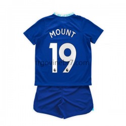 Dres Chelsea Mason Mount 19 Domaći 2022-2023 Kratkih Rukava - Dječji Dres Chelsea Mason Mount 19 Domaći 2022-2023 Kratkih Rukava - Dječji
