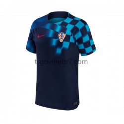 Dres Hrvatska Gostujući World Cup 2022 Kratkih Rukava - Muški Dres Hrvatska Gostujući World Cup 2022 Kratkih Rukava - Muški