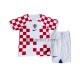 Dres Hrvatska Domaći World Cup 2022 Kratkih Rukava - Dječji