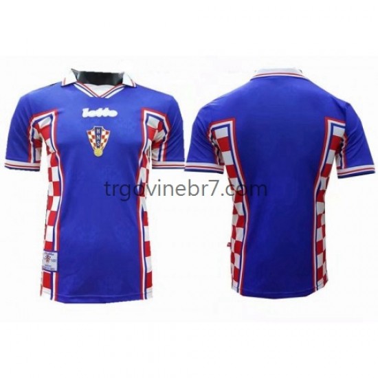 Dres Hrvatska Retro Gostujući 1998 Kratkih Rukava - Muški