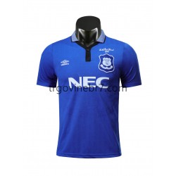 Dres Everton 1995 Retro Domaći Kratkih Rukava - Muški