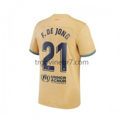 Dres FC Barcelona Frenkie de Jong 21 Gostujući 2022-2023 Kratkih Rukava - Muški