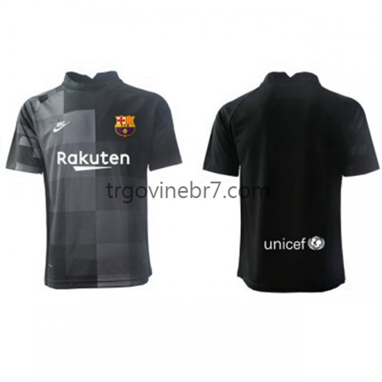Golmanski Dres - Dres FC Barcelona Gostujući 2021-2022 Kratkih Rukava - Muški