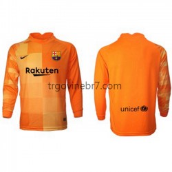 Golmanski Dres - Dres FC Barcelona Domaći 2021-2022 Dugim Rukavima - Muški