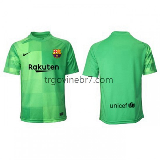 Golmanski Dres - Dres FC Barcelona Treći 2021-2022 Kratkih Rukava - Muški