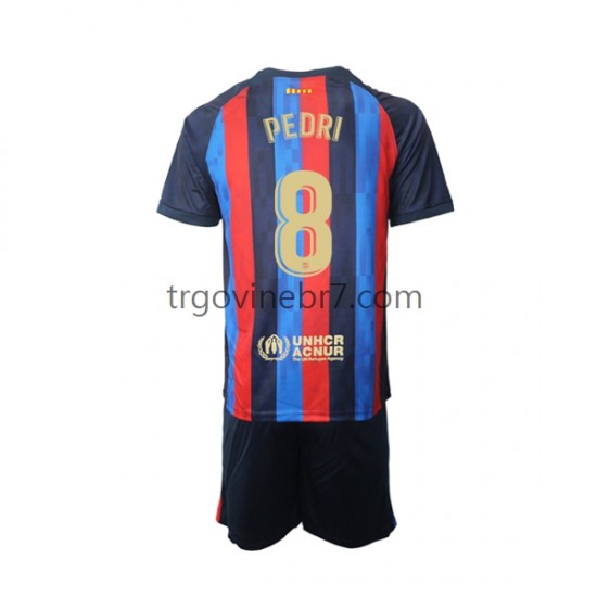 Dres FC Barcelona Pedri 8 Domaći 2022-2023 Kratkih Rukava - Dječji