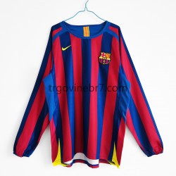Dres FC Barcelona Retro Domaći 2005-2006 Dugim Rukavima - Muški Dres FC Barcelona Retro Domaći 2005-2006 Dugim Rukavima - Muški