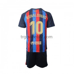 Dres FC Barcelona Ronaldinho 10 Domaći 2022-2023 Kratkih Rukava - Dječji Dres FC Barcelona Ronaldinho 10 Domaći 2022-2023 Kratkih Rukava - Dječji