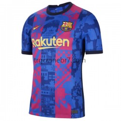 Dres FC Barcelona Treći 2021-2022 Kratkih Rukava - Muški Dres FC Barcelona Treći 2021-2022 Kratkih Rukava - Muški