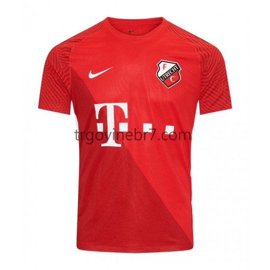 Dres FC Utrecht Domaći 2021-2022 Kratkih Rukava - Muški