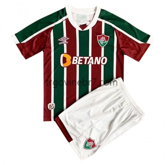 Dres Fluminense Domaći 2022-2023 Kratkih Rukava - Dječji