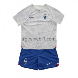 Dres Francuska Gostujući World Cup 2022 Kratkih Rukava - Dječji Dres Francuska Gostujući World Cup 2022 Kratkih Rukava - Dječji