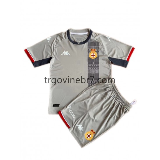 Dres Genoa Treći 2021-2022 Kratkih Rukava - Dječji