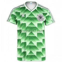Dres Njemačka 1990 Retro Gostujući Kratkih Rukava - Muški Dres Njemačka 1990 Retro Gostujući Kratkih Rukava - Muški