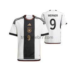 Dres Njemačka Timo Werner 9 Domaći World Cup 2022 Kratkih Rukava - Muški Dres Njemačka Timo Werner 9 Domaći World Cup 2022 Kratkih Rukava - Muški