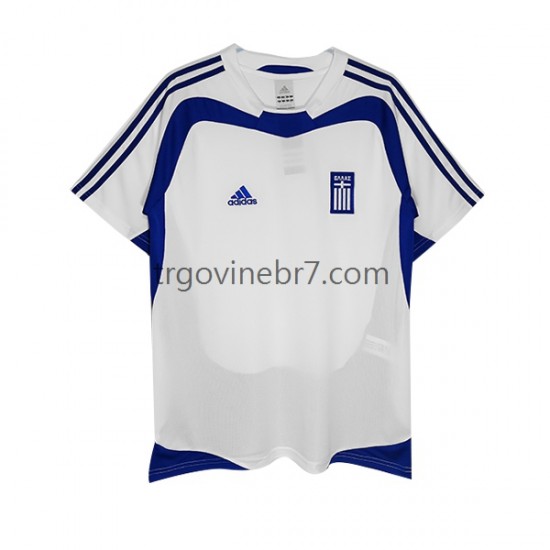 Dres Grčka Retro Domaći 2004 Kratkih Rukava - Muški