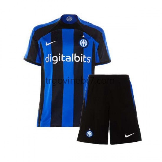 Dres Inter Milan Domaći 2022-2023 Kratkih Rukava - Dječji