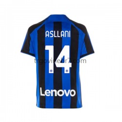 Dres Inter Milan Kristjan Asllani 14 Domaći 2022-2023 Kratkih Rukava - Muški
