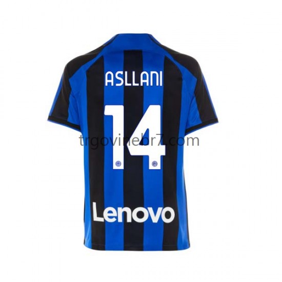 Dres Inter Milan Kristjan Asllani 14 Domaći 2022-2023 Kratkih Rukava - Muški