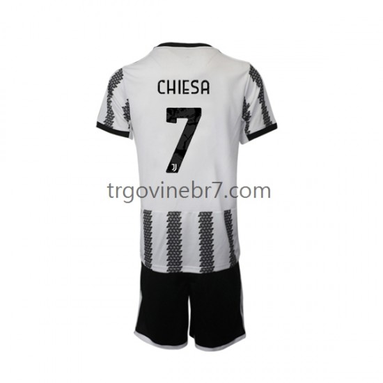 Dres Juventus Chiesa 7 Domaći 2022-2023 Kratkih Rukava - Dječji