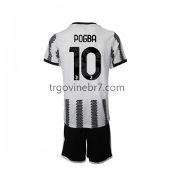 Dres Juventus Pogba 10 Domaći 2022-2023 Kratkih Rukava - Dječji