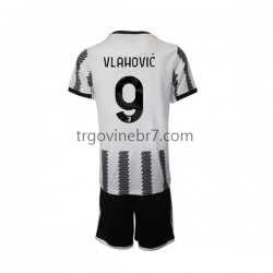 Dres Juventus Vlahovic 9 Domaći 2022-2023 Kratkih Rukava - Dječji