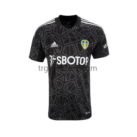 Golmanski Dres - Dres Leeds United Domaći 2022-2023 Kratkih Rukava - Muški
