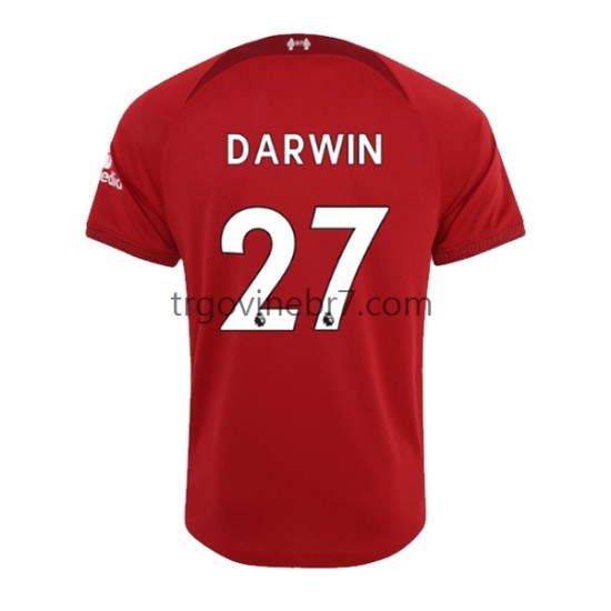 Dres Liverpool Darwin Nunez 27 Domaći 2022-2023 Kratkih Rukava - Muški