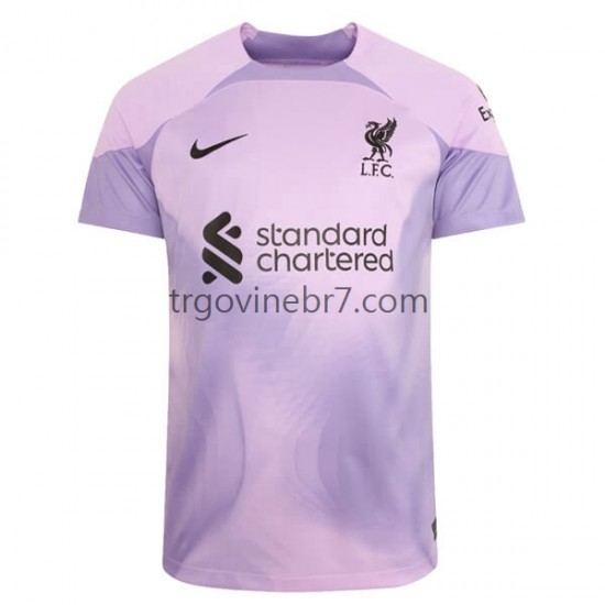 Golmanski Dres - Dres Liverpool Domaći 2022-2023 Kratkih Rukava - Muški