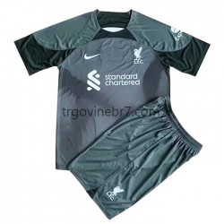 Golmanski Dres - Dres Liverpool Gostujući 2022-2023 Kratkih Rukava - Dječji