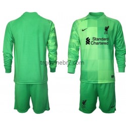 Golmanski Dres - Dres Liverpool Domaći 2021-2022 Dugim Rukavima - Dječji Golmanski Dres - Dres Liverpool Domaći 2021-2022 Dugim Rukavima - Dječji