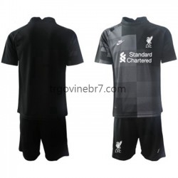 Golmanski Dres - Dres Liverpool Treći 2021-2022 Kratkih Rukava - Dječji