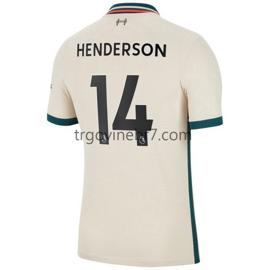 Dres Liverpool Henderson 14 Gostujući 2021-2022 Kratkih Rukava - Muški