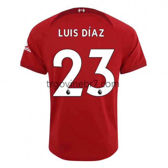 Dres Liverpool Luis Diaz 23 Domaći 2022-2023 Kratkih Rukava - Muški