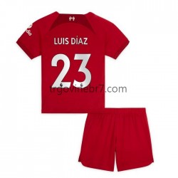 Dres Liverpool Luis Diaz 23 Domaći 2022-2023 Kratkih Rukava - Dječji