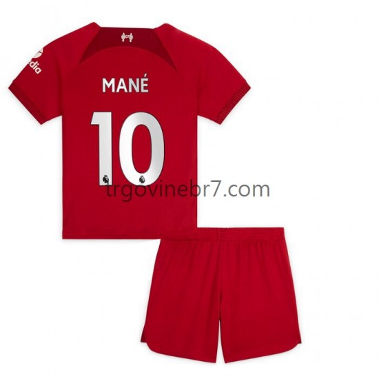 Dres Liverpool Mane 10 Domaći 2022-2023 Kratkih Rukava - Dječji