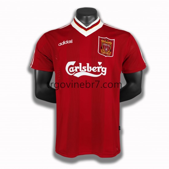 Dres Liverpool 1995 Retro Domaći Kratkih Rukava - Muški