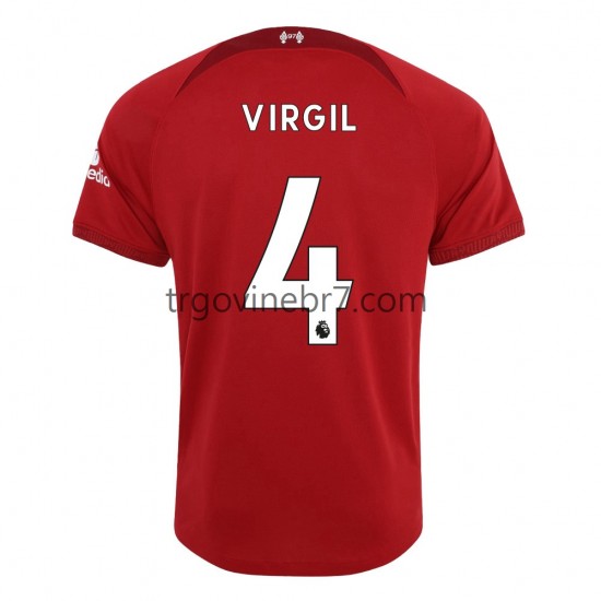 Dres Liverpool Virgil 4 Domaći 2022-2023 Kratkih Rukava - Muški